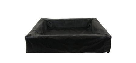 Loungebed Hondenbed - Waterproof Polyester - Zwart - Diverse Maten