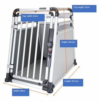 Premium Autobench Autobox Aluminium + Slot 94x68x69 cm