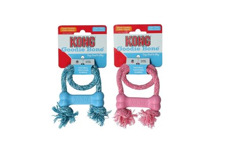 KONG Puppy Goodie Bone met touw XS