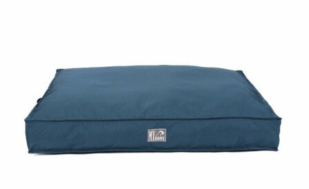 Beau&amp;Bess Hondenkussen Oxford Piping Blauw - 95 x 60 x 13 cm