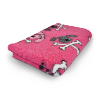 Vetbed Dog Crossbones Fuchsia - Anti-Slip