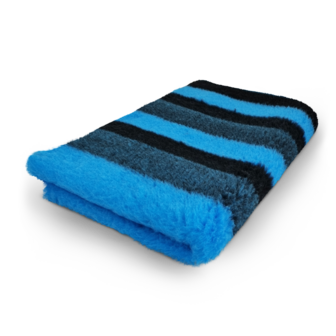 Vetbed Stripes Blauw Zwart - Anti-Slip