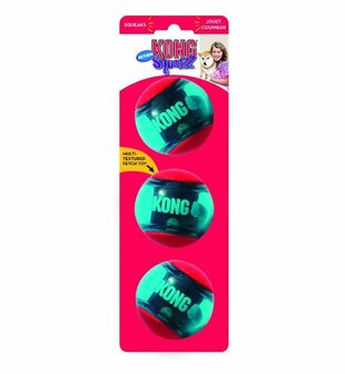 KONG Squeezz Action Ball Red - 3 stuks - Maat S