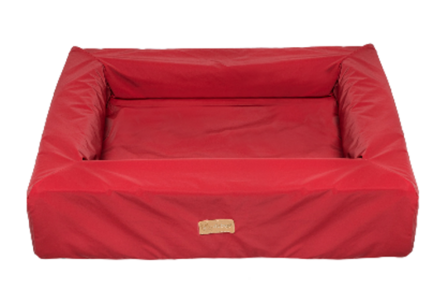 Hondenmand Nola - Memory Foam Matras - Rood - 78 x 58 x 18 cm