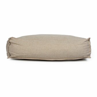 Hondenkussen Riva - Extra Dik Matras - Beige - Orthopedische Silicone Vulling - Diverse Maten