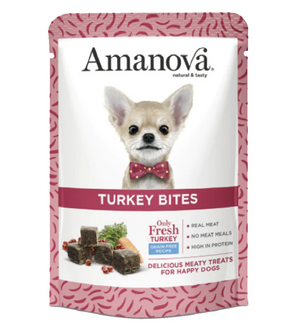 Amanova Bites - Kalkoen - 100% Natuurlijke Hondensnacks