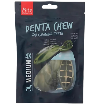 Pets Unlimited Denta Chew - Kip en Aardappel - 4 Stuks - M - 100% Glutenvrij