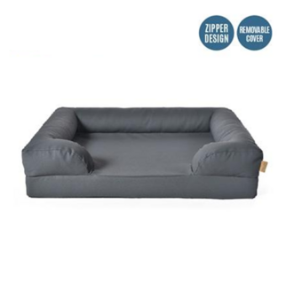 Hondenbed Loungebed Antraciet - Kattenmand - Waterproof - 120x85x20 cm