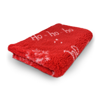 Vetbed Kerst - Christmas - Ho-Ho-Ho - Rood - Anti-Slip - Diverse Maten