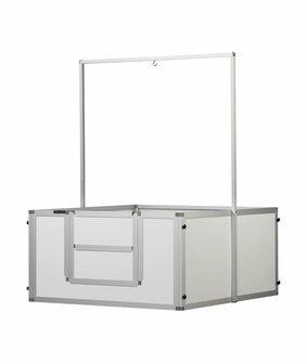 Werpkist L - 100x100x50 cm - Met Warmtelampbeugel