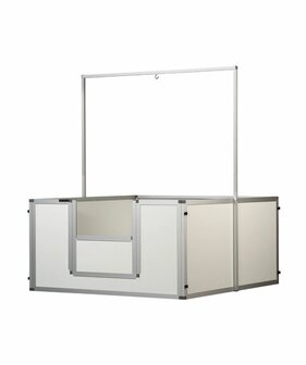 Werpkist XL - 120x120x60 cm - Met Warmtelampbeugel