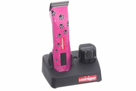 Heiniger Tondeuse Saphir Pink - Met 2 accu&#039;s - Scheermachine voor hond en kat