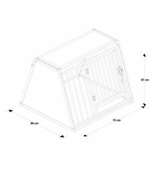 Aluminium Autobench Extreme - L - 80x70x67 cm