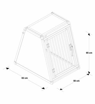 Aluminium Autobench Extreme - Jade - M - 82x50x65 cm