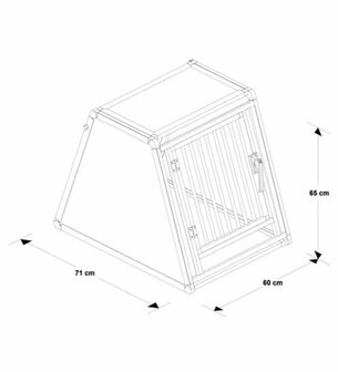 Aluminium Autobench Extreme - Rick - S - 71x60x65 cm