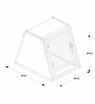 Aluminium Autobench Extreme - Rick - L - 93x60x65 cm