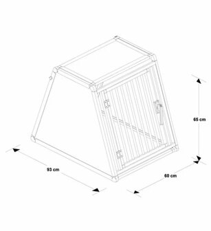 Aluminium Autobench Extreme - Foxy - L - 93x60x65 cm