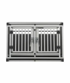 Aluminium Autobench Extreme - Dubbeldeurs - S - 65x86x58 cm