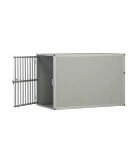 Aluminium Autobench Extreme - Recht - 100x55x67 cm - Met Spijlen - Vaste bench