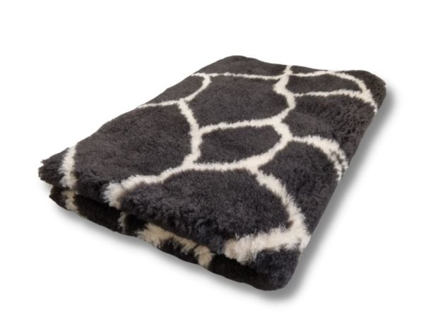 Vetbed Giraffeprint Donkerbruin - Anti-Slip