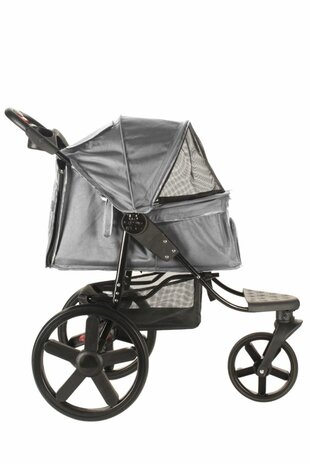 Hondenbuggy Comfort - 3 Wielen - Antraciet