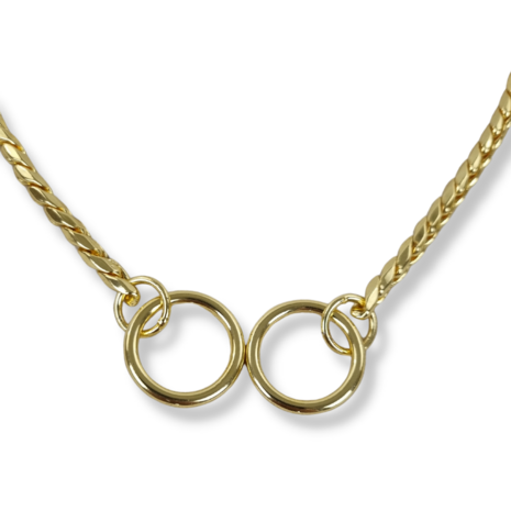 Slangenketting - Halsband - Goud - Diverse Maten