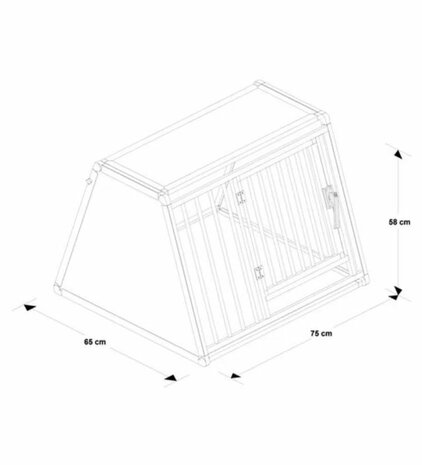 Aluminium Autobench Extreme - S - 65x75x58 cm