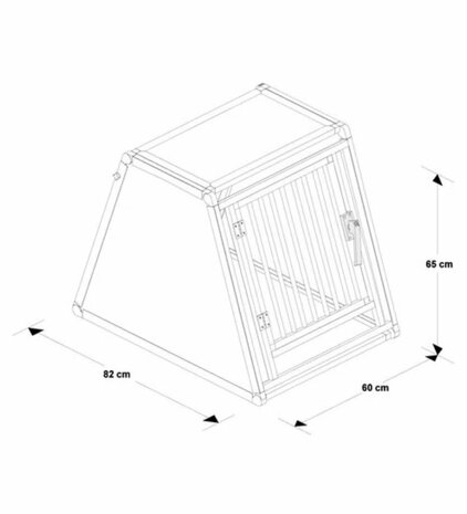 Aluminium Autobench Extreme - Rick - M - 82x60x65 cm