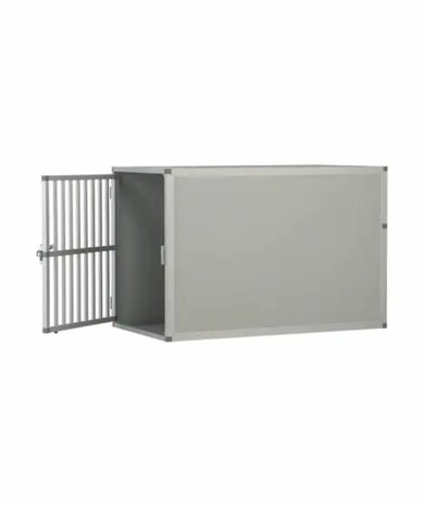 Aluminium Autobench Extreme - Recht - 100x55x67 cm - Met Spijlen - Vaste bench