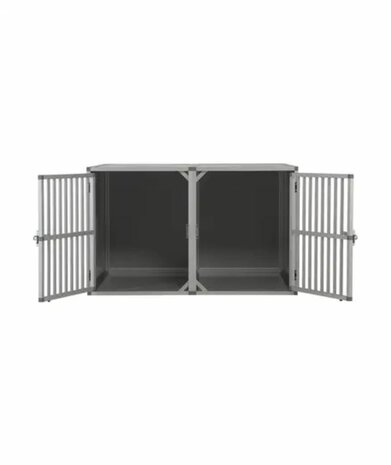 Aluminium Autobench Extreme - Recht - Dubbel - 100x110x67 cm - Vaste bench