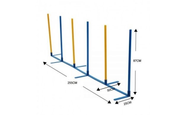 Agility Slalomset Grondstrip (6 Stuks)