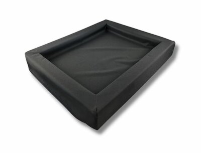 Loungebed Hondenbed - Waterproof Polyester - Zwart - Diverse Maten