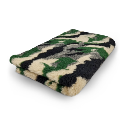 Vetbed Camouflage Groen Beige - Anti-Slip - 10 Stuks 150x100 cm