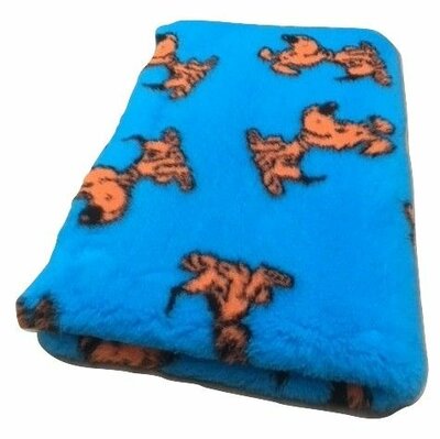 Vetbed Lucky Dog Turquoise - Anti-Slip - 5 Stuks 150x100 cm