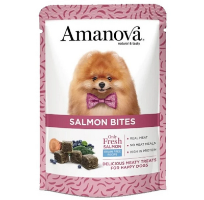 Amanova Bites - Zalm - 100% Natuurlijke Hondensnacks