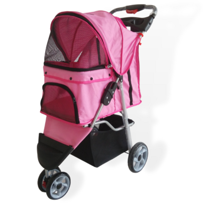 Hondenbuggy Roze